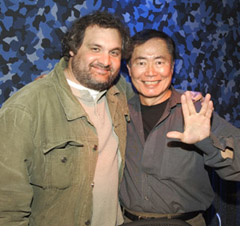 Artie Lange and George Takei