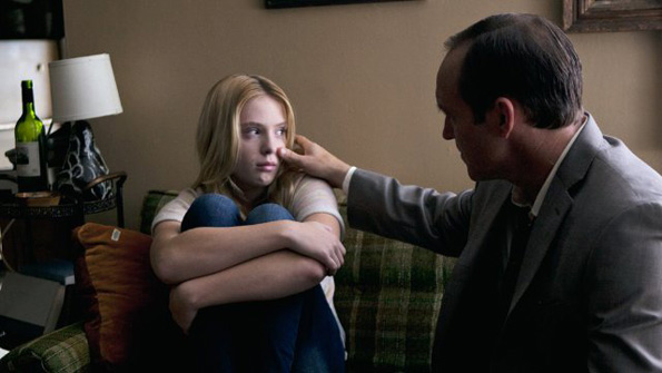 Saxon Sharbino and Clark Gregg in 'Trust Me'