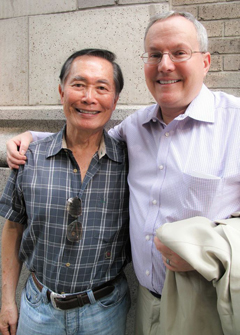 George and Brad Takei