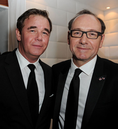 Spencer Garrett and Kevin Spacey