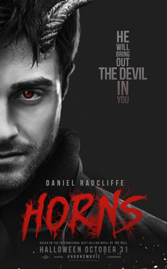'Horns' hits theaters on Halloween.