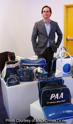 Phillip P. Keene and his Pan Am collection.