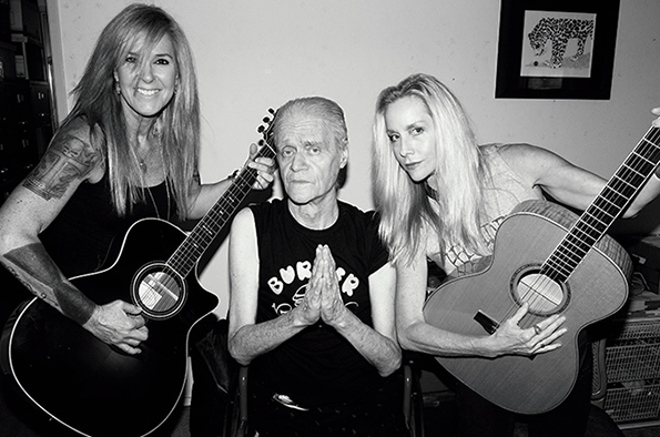 Lita Ford, Kim Fowley and Cherie Currie — a winning combination! 