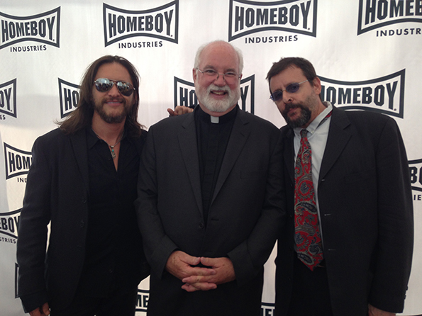 Judd Nelson, Father Gregory Boyle and Clifton Collins Jr.