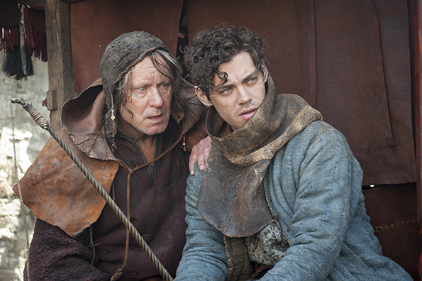 Stellan Skarsgard and Tom Payne in "The Physician"