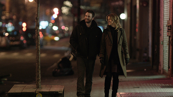 Chris Evans and Alice Eve in 'Before We Go'