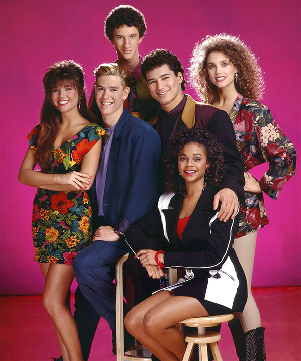 The cast of 'Saved By The Bell' 