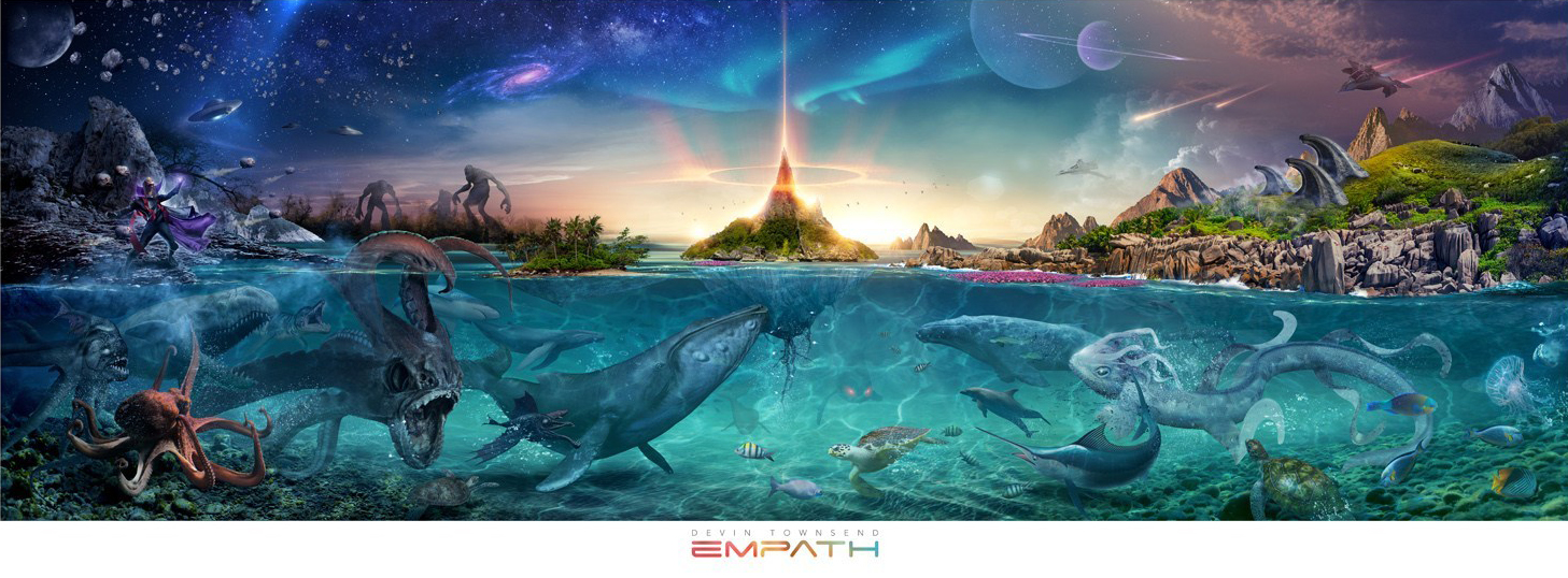 The artwork from Devin Townsend "Empath"