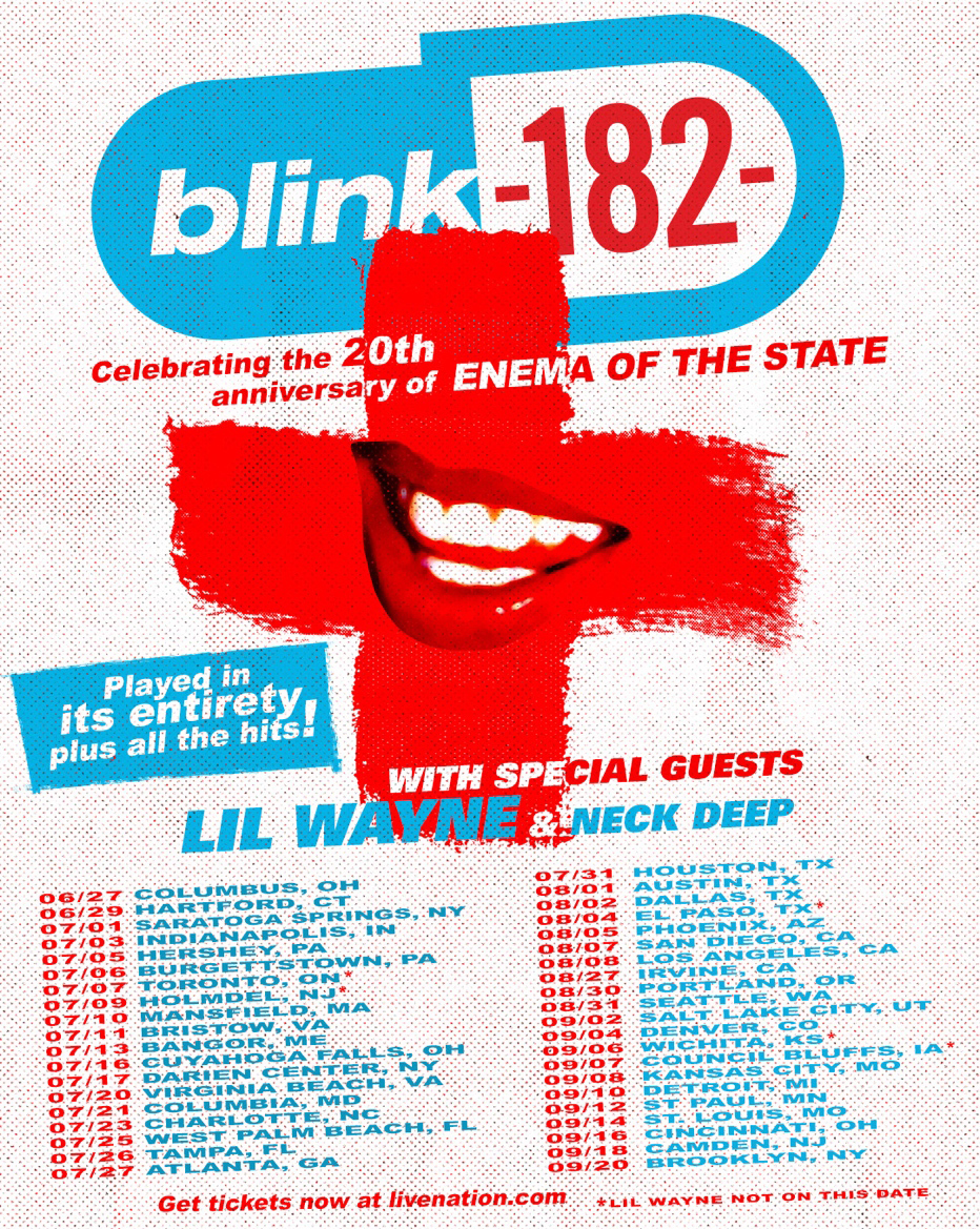 Blink-182 2019 tour dates