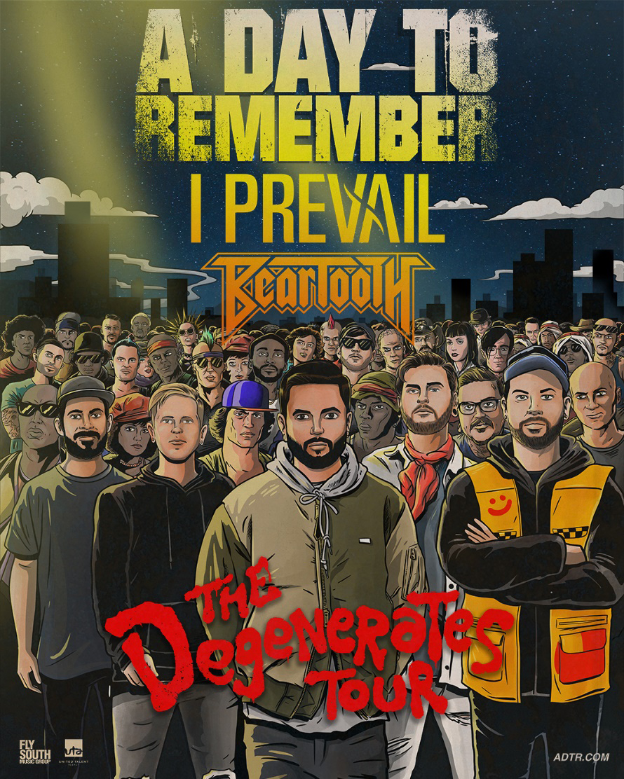 A Day To Remember - The Degenerates Tour