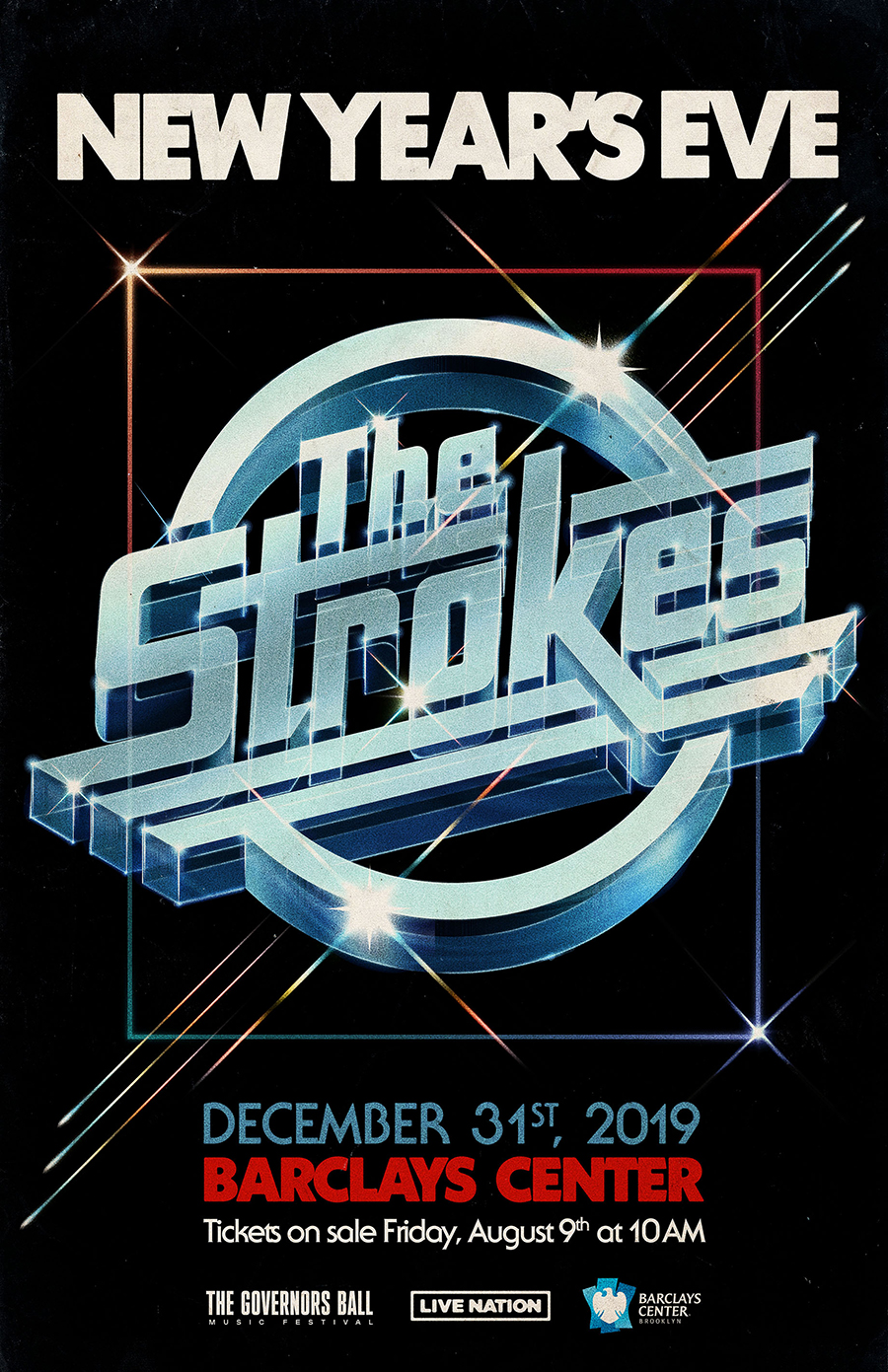 The Strokes - New Year's Eve Gig Poster