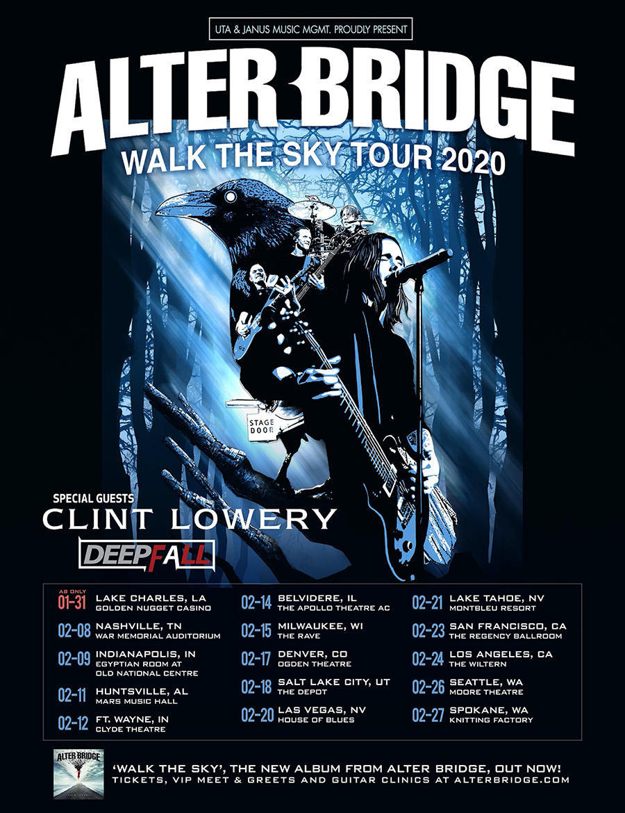 Alter Bridge - Walk The Sky Tour 2020