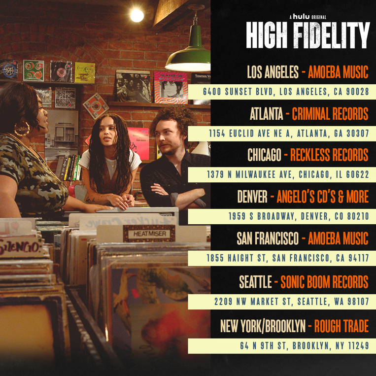 High Fidelity Record Store Takeover