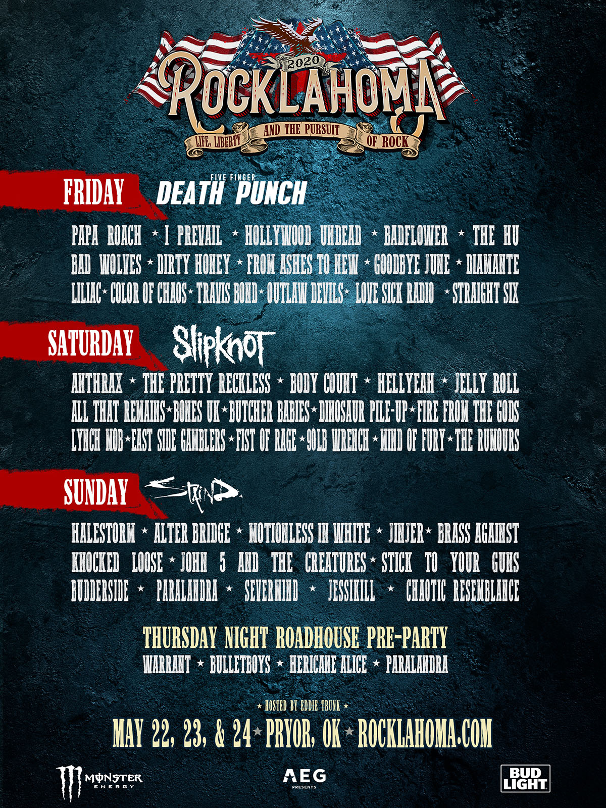 Rocklahoma 2020 Lineup