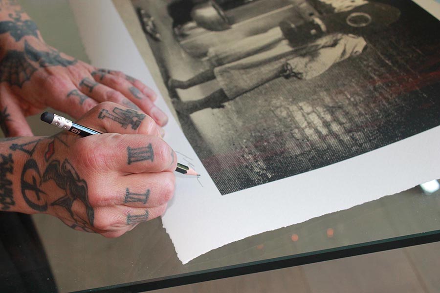 Dave Navarro - Art Print Signing