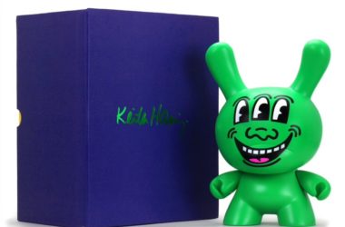 Kidrobot Announces the Keith Haring Masterpiece Three Eyed Face 8” Dunny