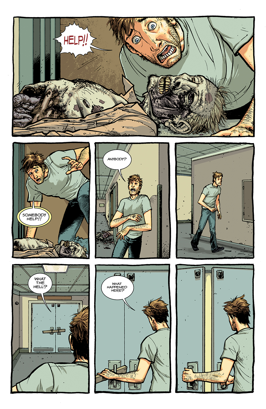 The Walking Dead Comics in color