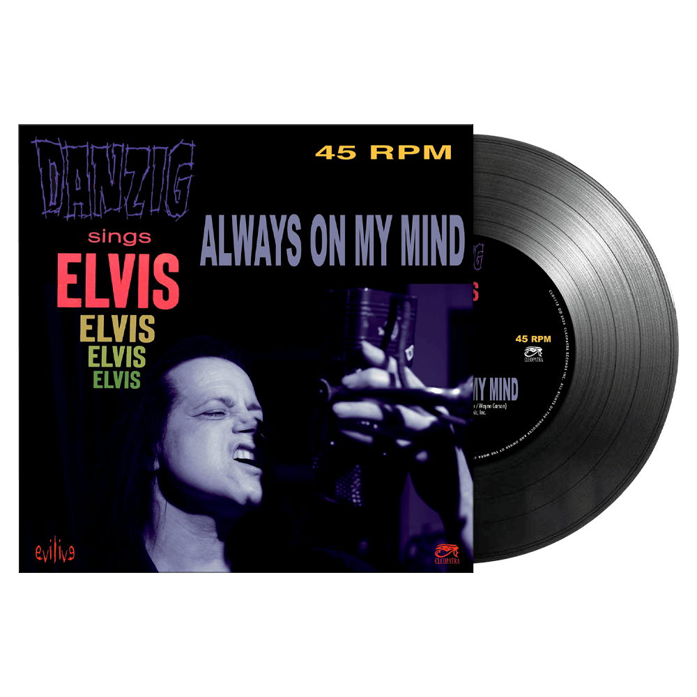 Danzig Sings Elvis - Always On My Mind Vinyl 45