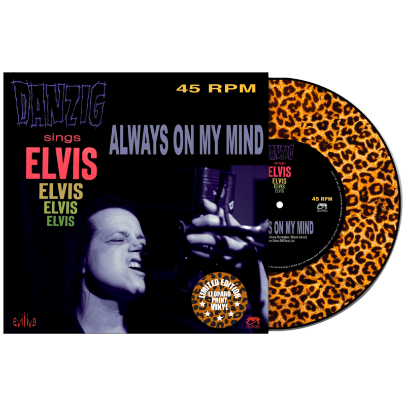 Danzig Sings Elvis - Always On My Mind Vinyl 45