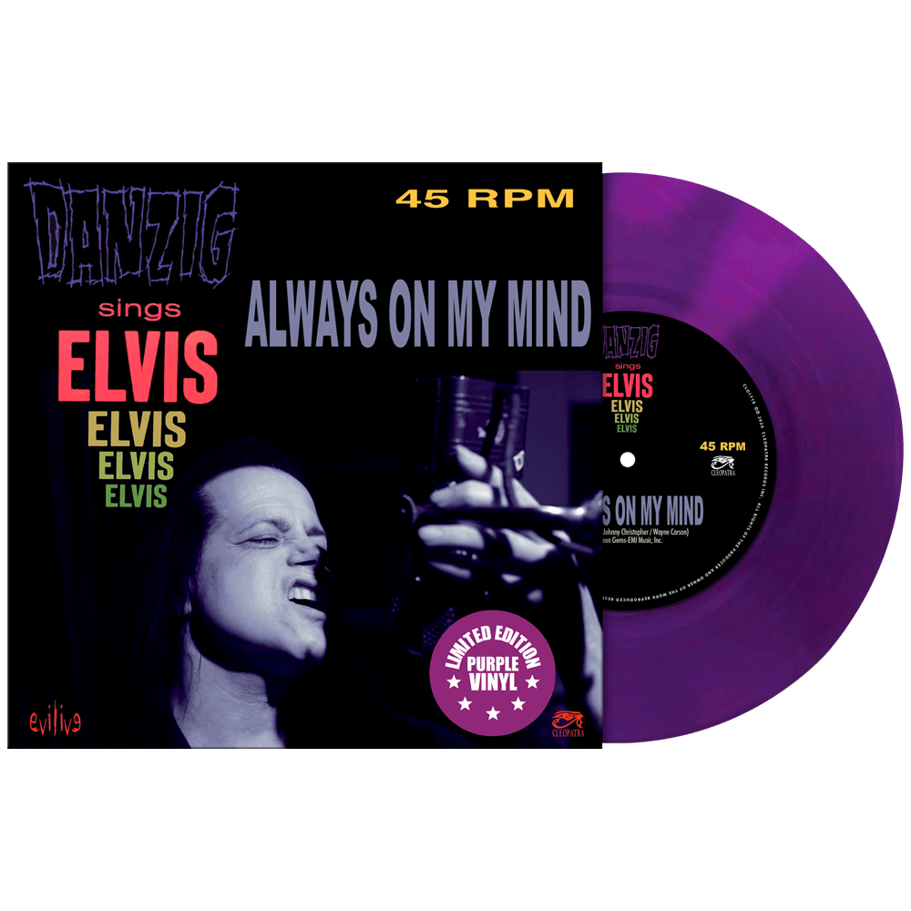 Danzig Sings Elvis - Always On My Mind Vinyl 45