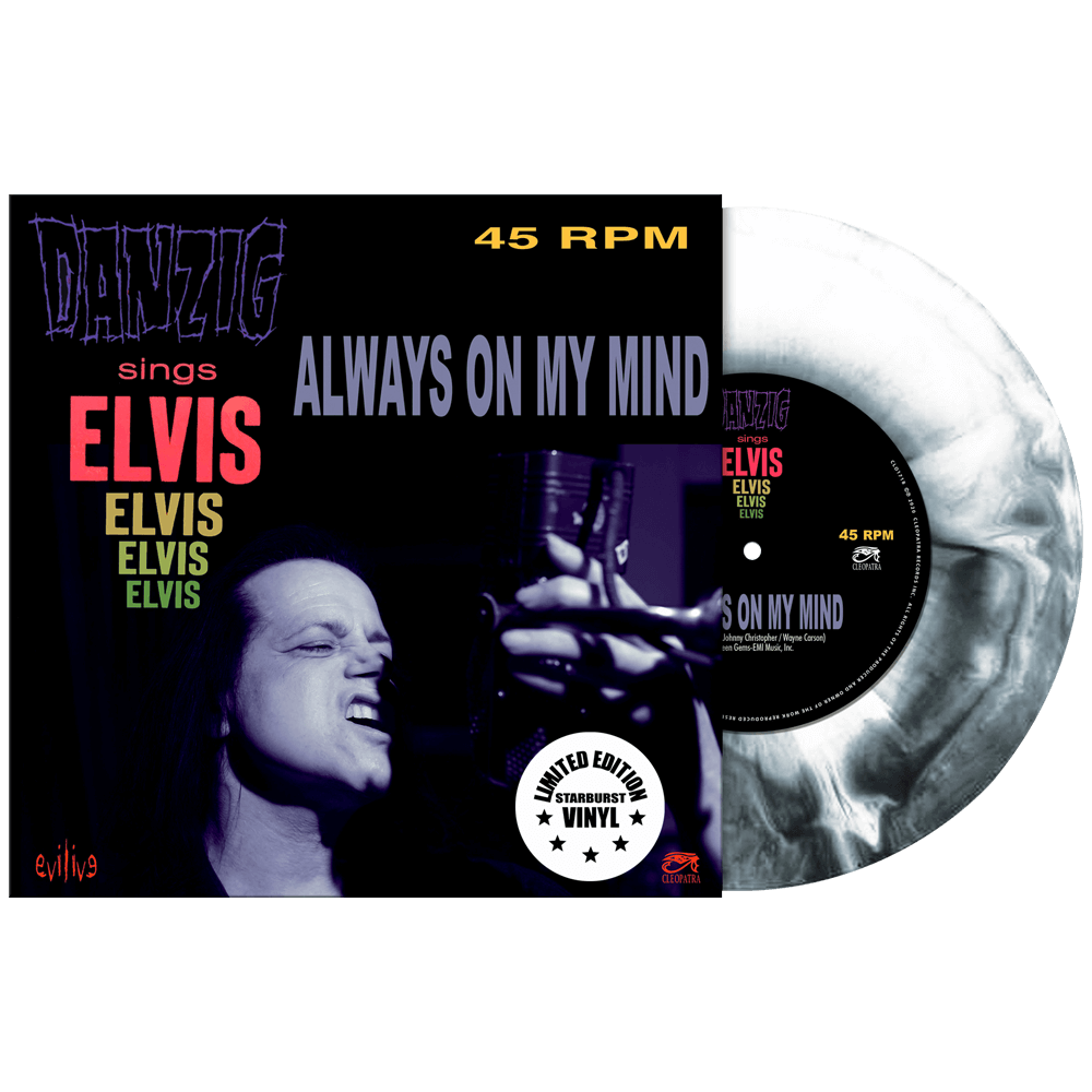 Danzig Sings Elvis - Always On My Mind Vinyl 45