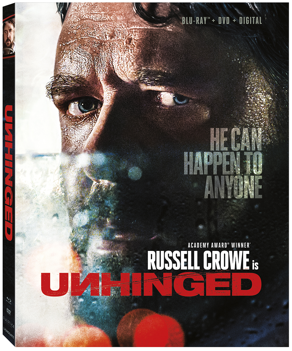 UNHINGED on Blu-ray starring Russell Crowe
