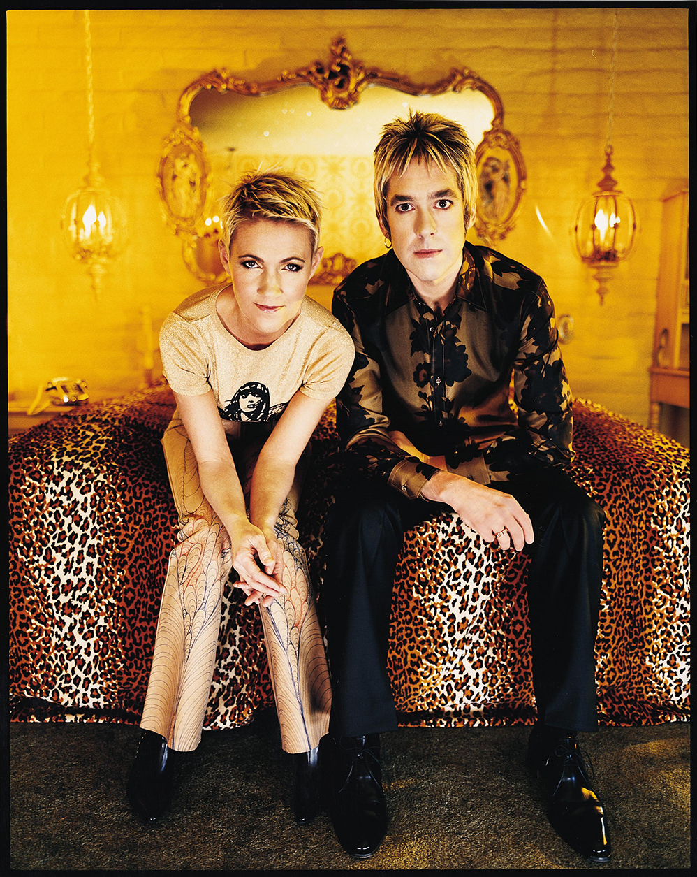 Roxette's Marie Fredriksson and Per Gessle