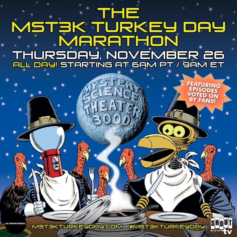 Mystery Science Theater 3000 Turkey Day Marathon 2020