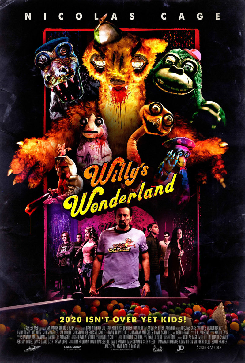 Willy's Wonderland starring Nic Cage