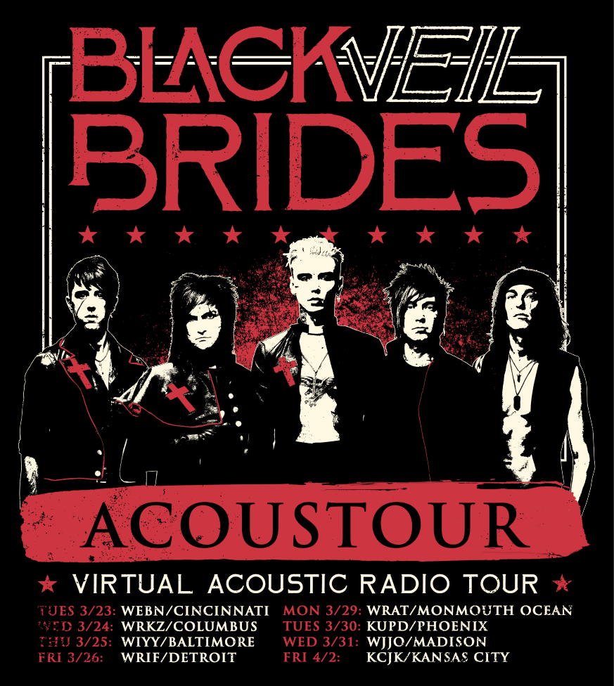 BLACK VEIL BRIDES Announce "Acoustour"