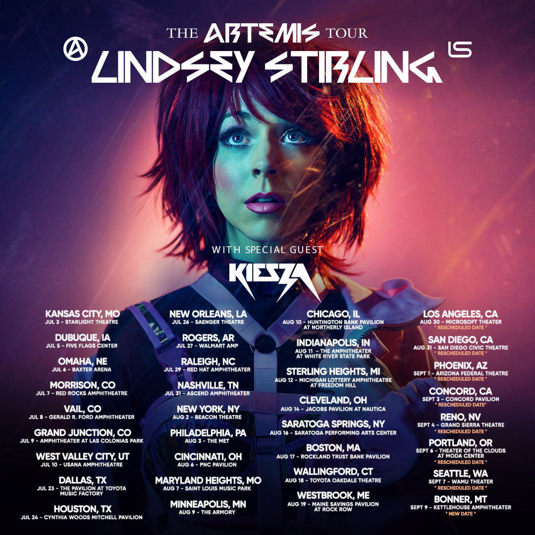 Lindsey Stirling Announces 2021 Artemis U.S. Tour Dates