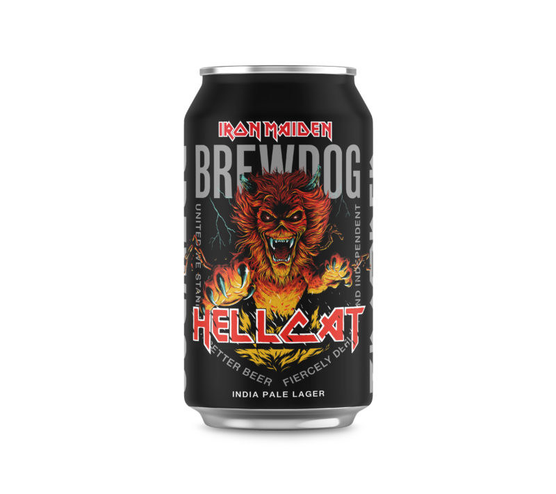 Iron Maiden x BrewDog - HELLCAT India Pale Lager