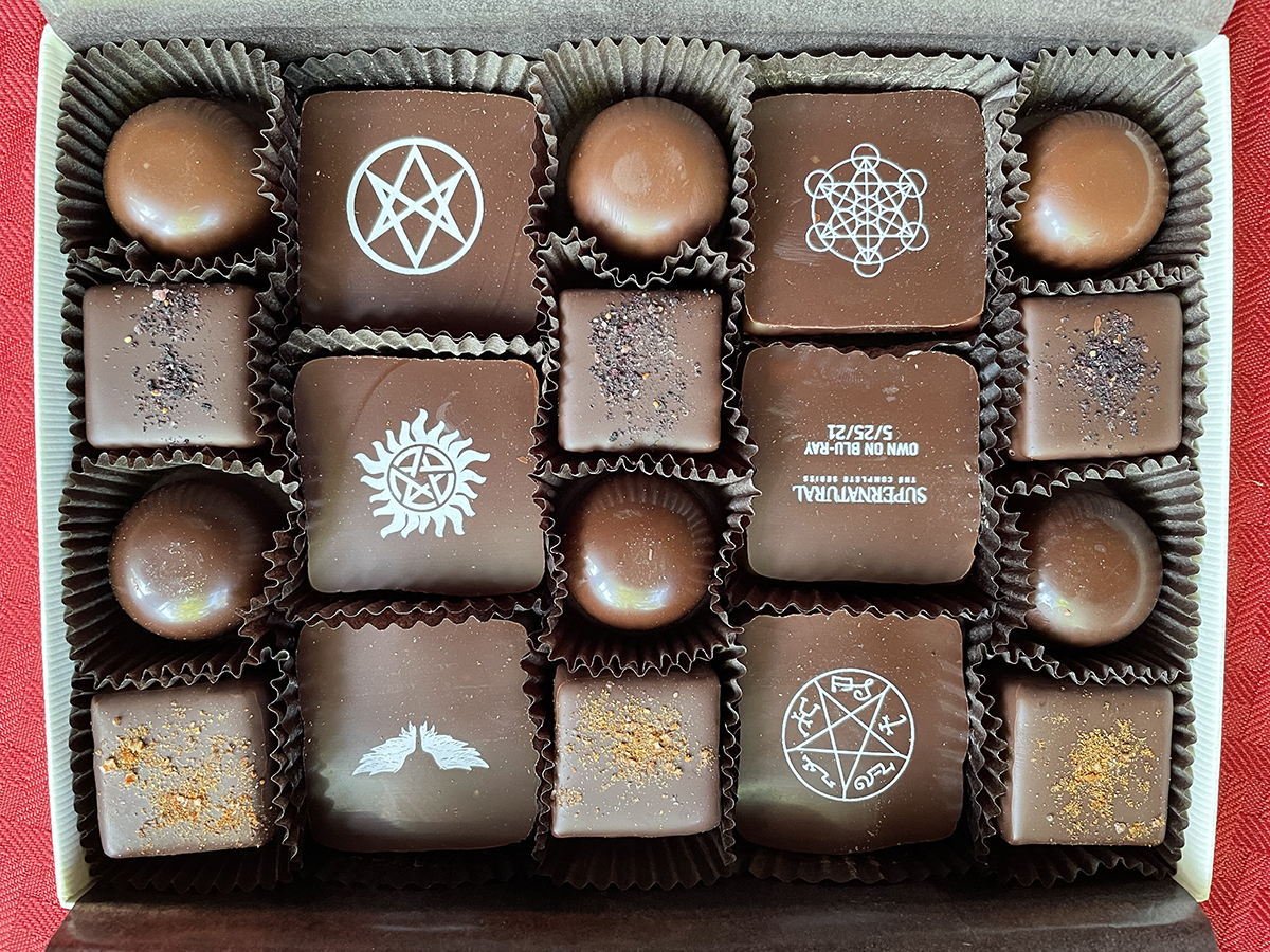 'Supernatural' Themed Chocolates - Handcrafted by Valerie Confections