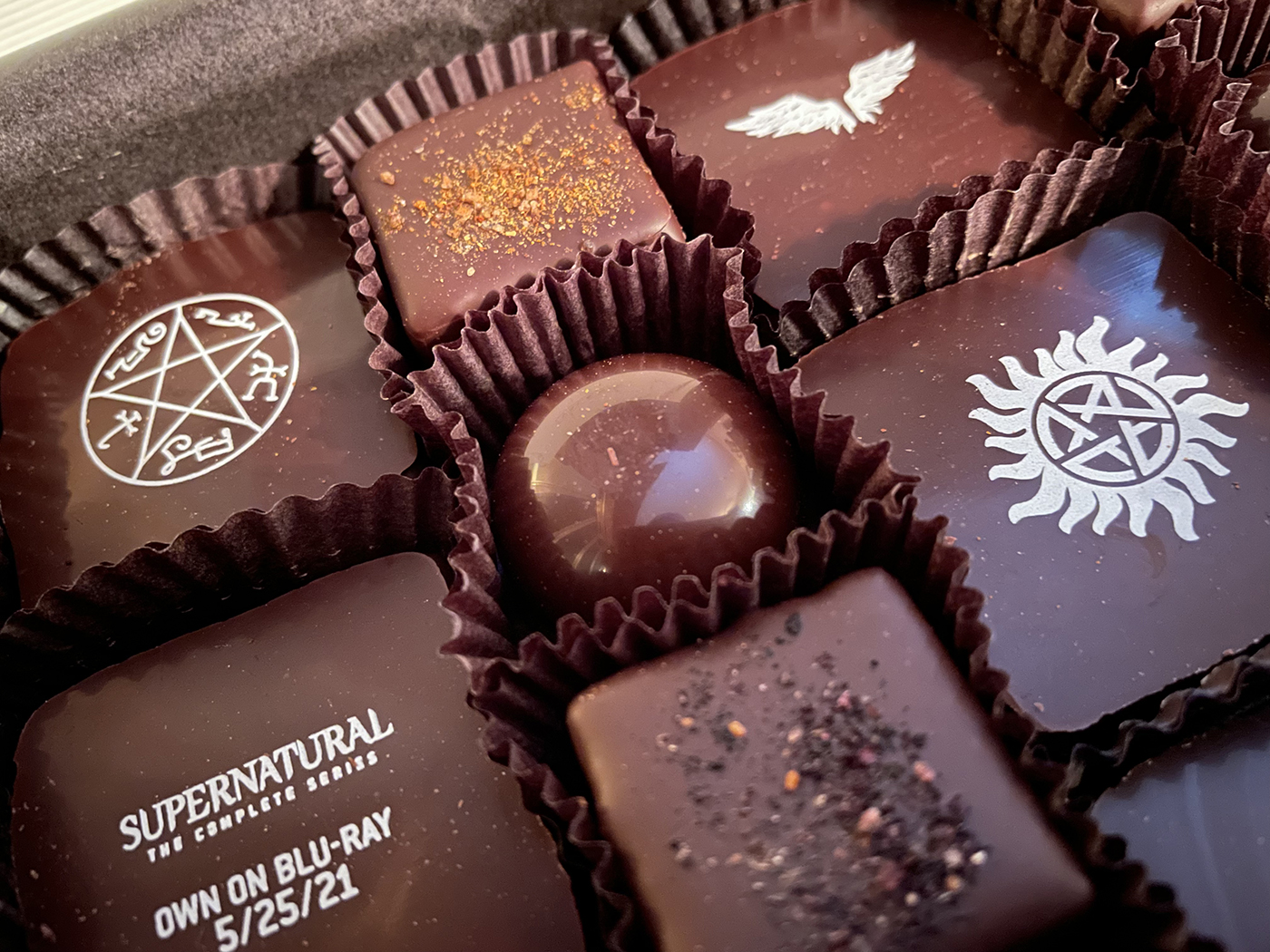 'Supernatural' Themed Chocolates - Handcrafted by Valerie Confections