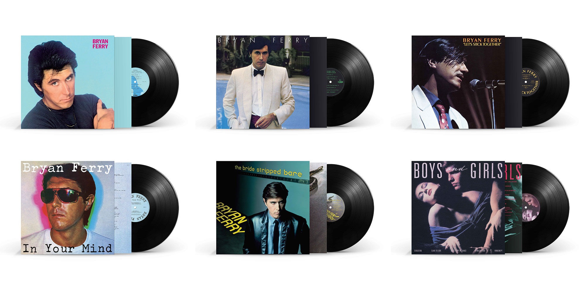 Bryan Ferry solo albums on vinyl