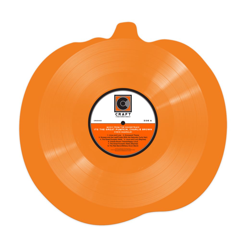 'It’s the Great Pumpkin, Charlie Brown' soundtrack set for pumpkin-shaped vinyl release