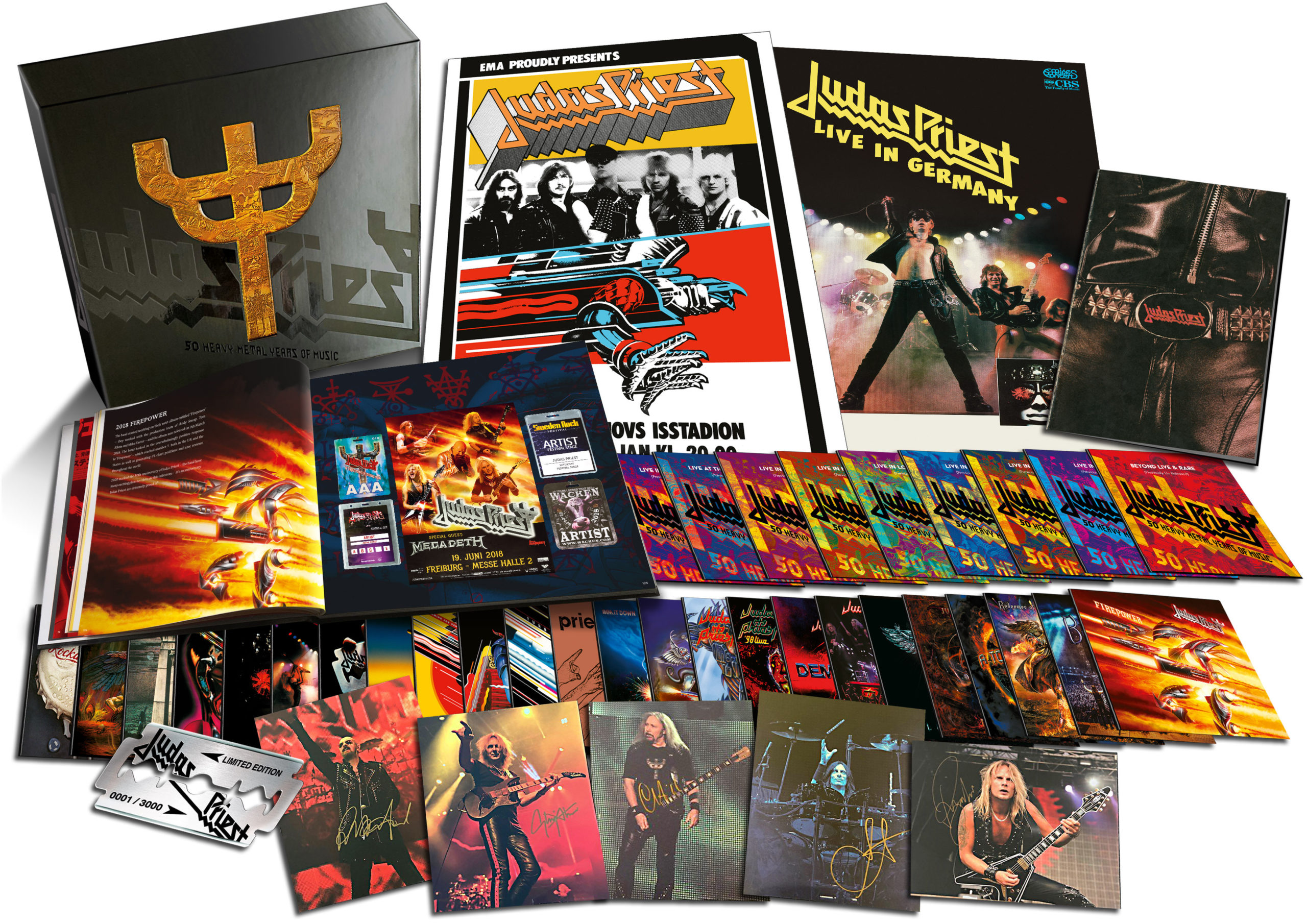 Judas Priest - 50 Years of Heavy Metal Box Set