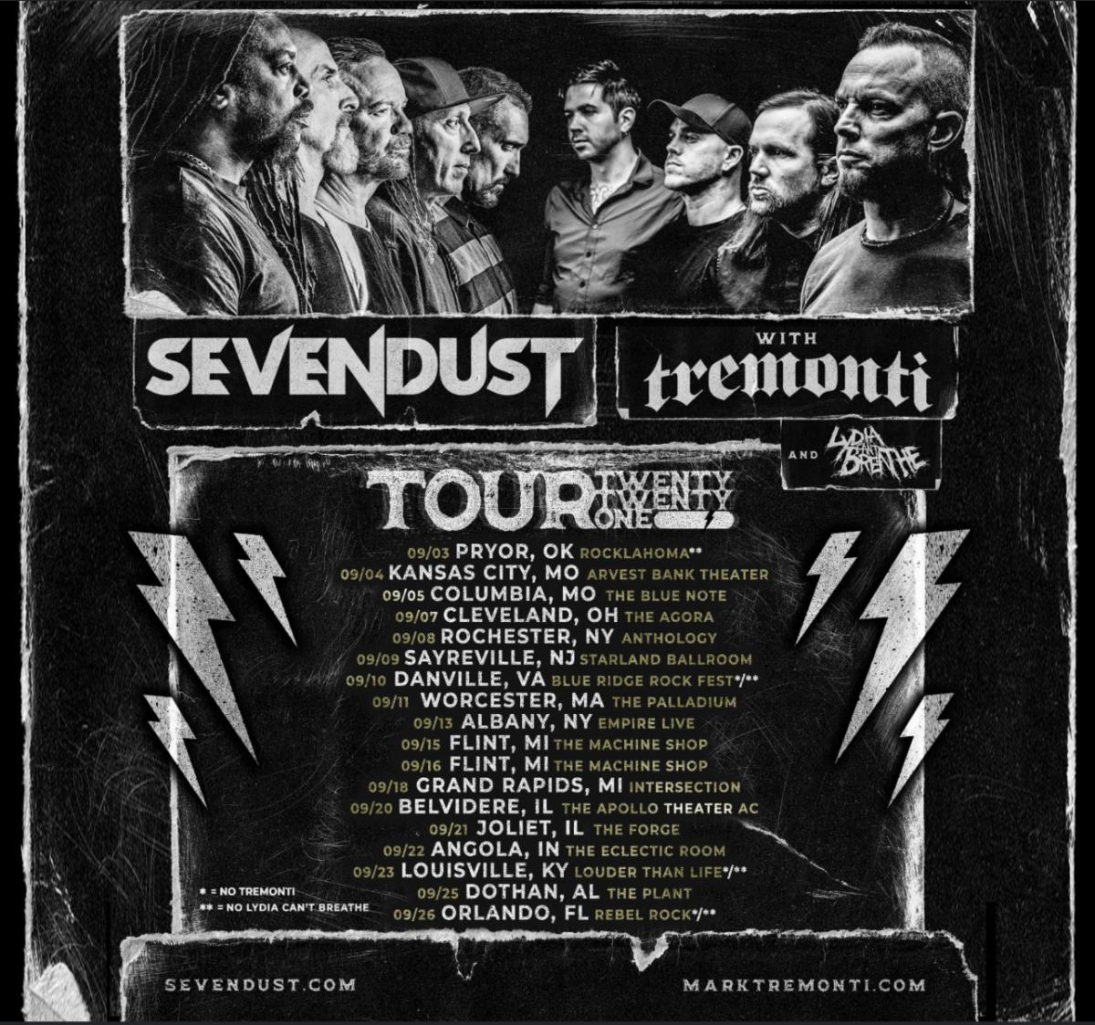 Mark Tremonti tour dates