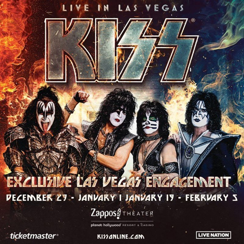 KISS Announces Exclusive Las Vegas Engagement at Zappos Theater at Planet Hollywood
