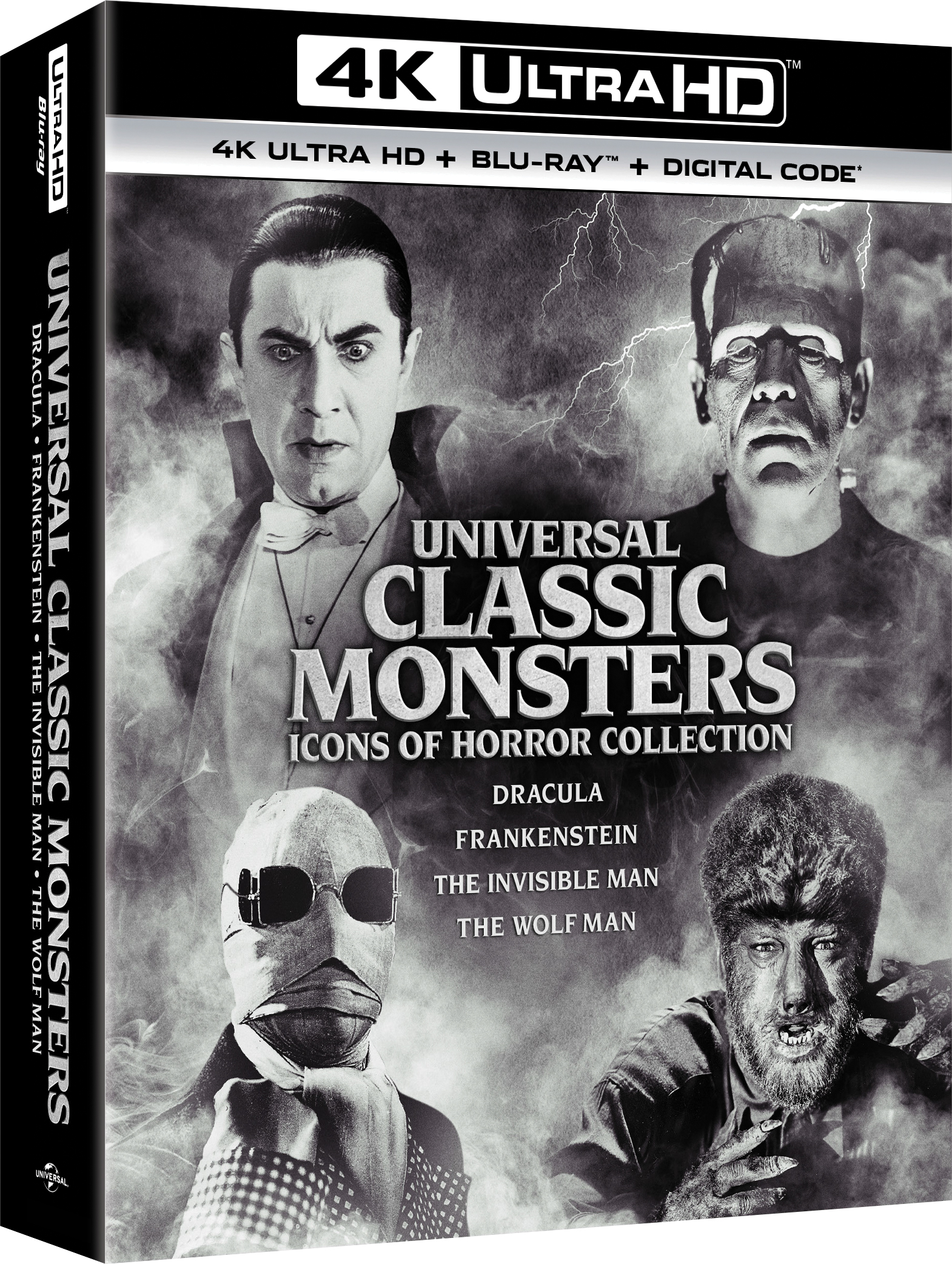 Universal Classic Monsters Icons of Horror Collection 4K UHD