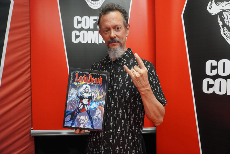 Brian Pulido with Lady Death Omnibus