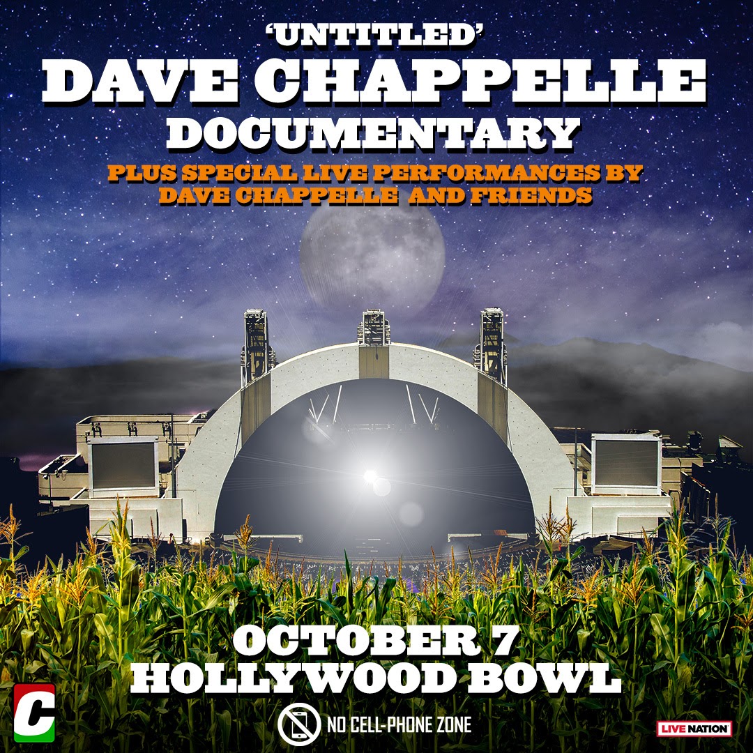 Dave Chappelle's "Untitled" Documentary To Screen at Hollywood Bowl