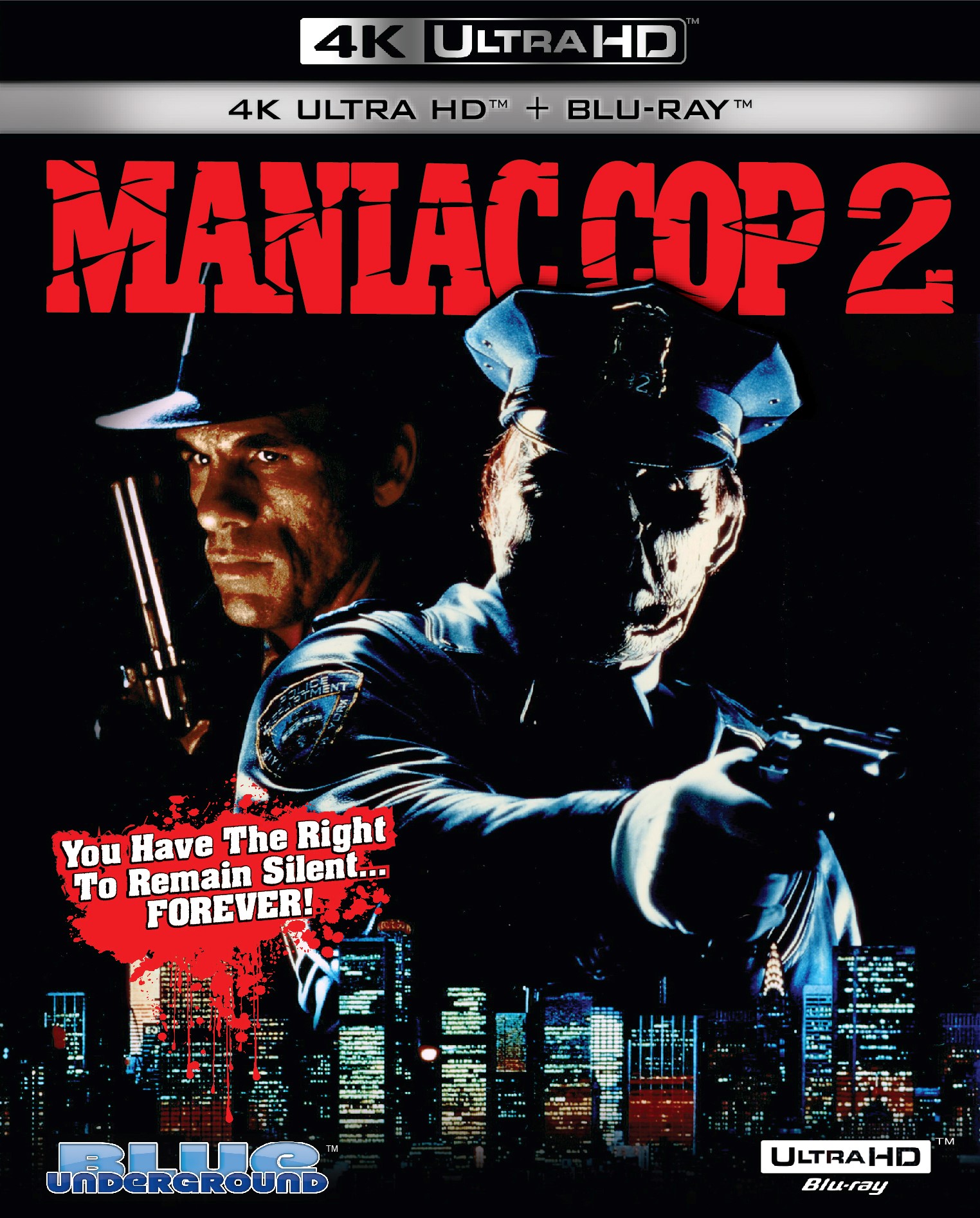 Maniac Cop 2 4K UHD from Blue Underground