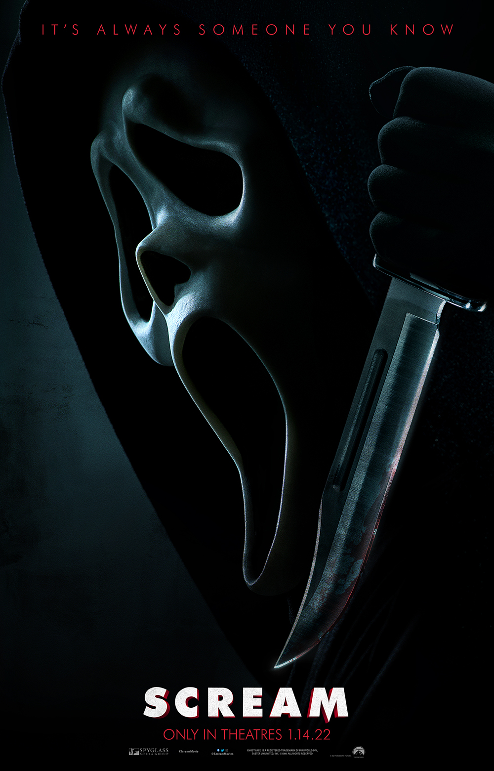 SCREAM - 2022 Official Teaser Poster