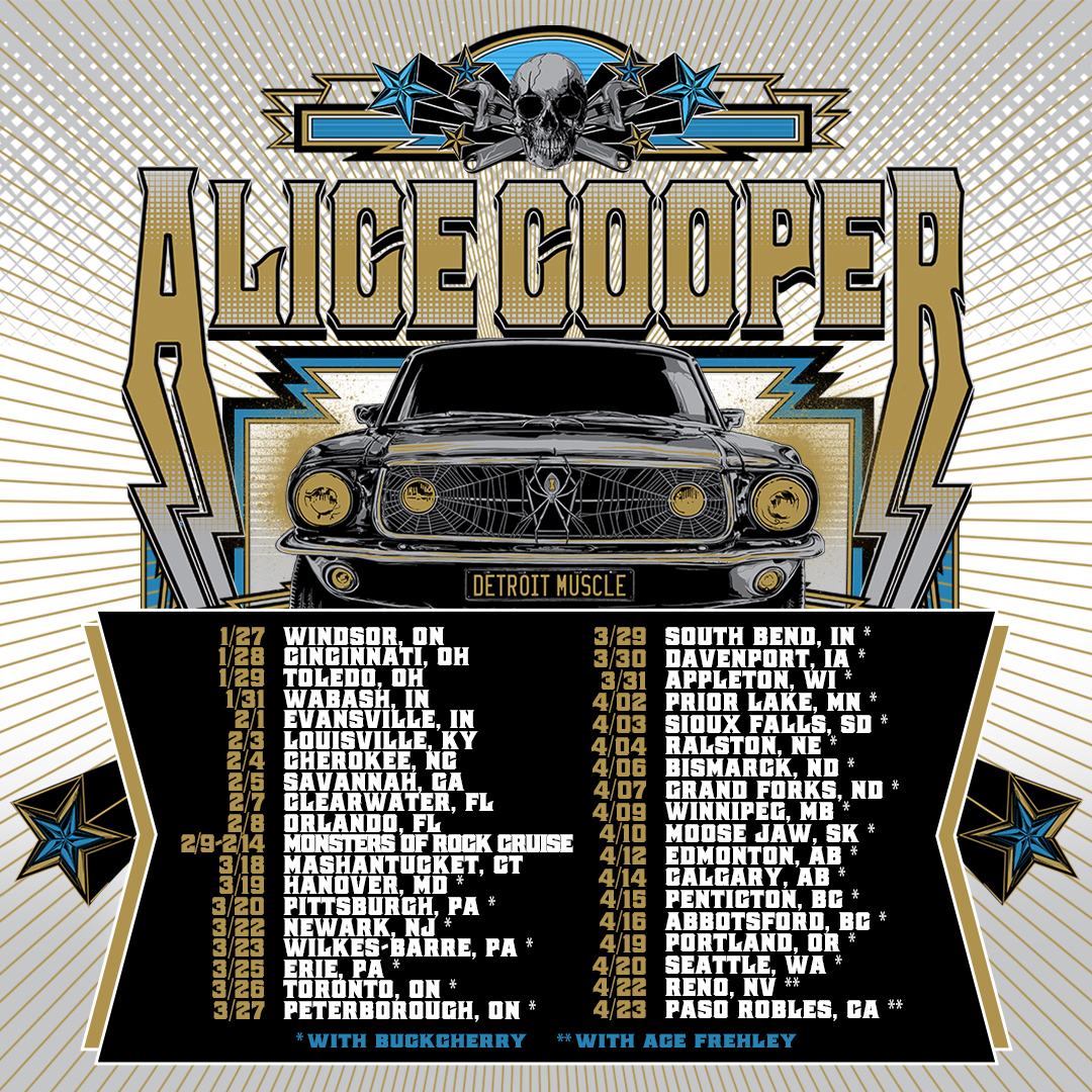 Alice Cooper 2022 Spring Tour