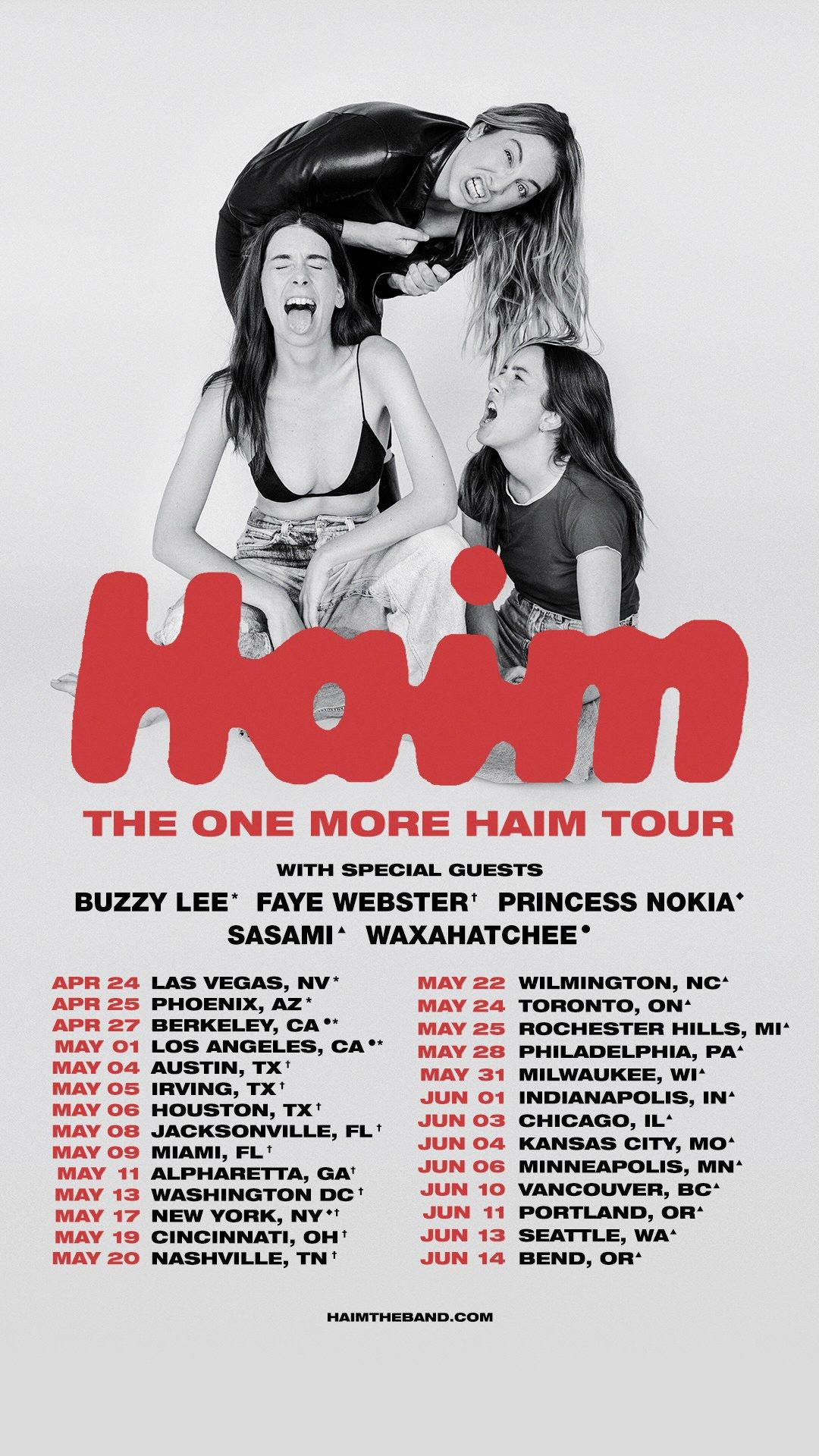 Haim - One More Hair Tour
