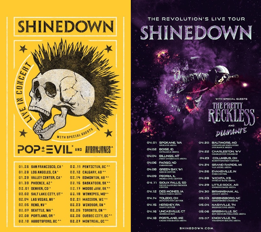 Shinedown 2022 tour dates