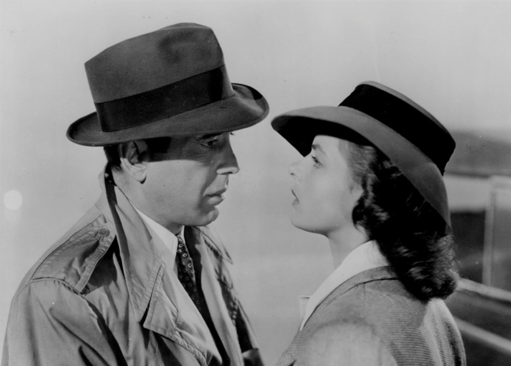 Casablanca movie Trading cards Bogart Bergman 