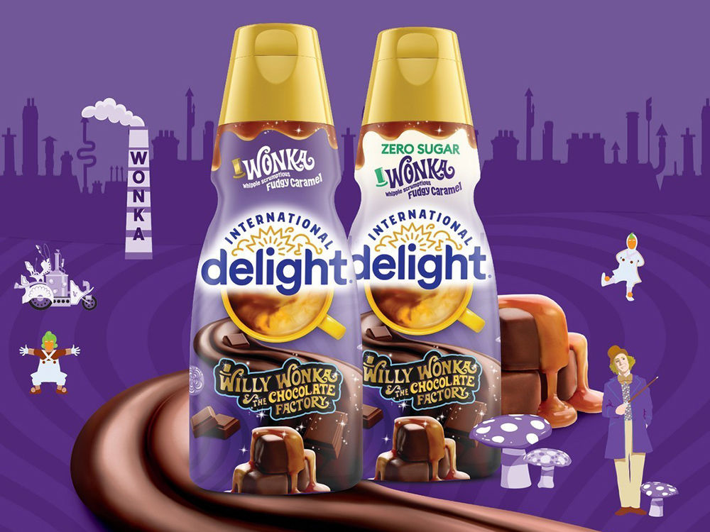 International Delight Launches Exclusive Line of Willy Wonka