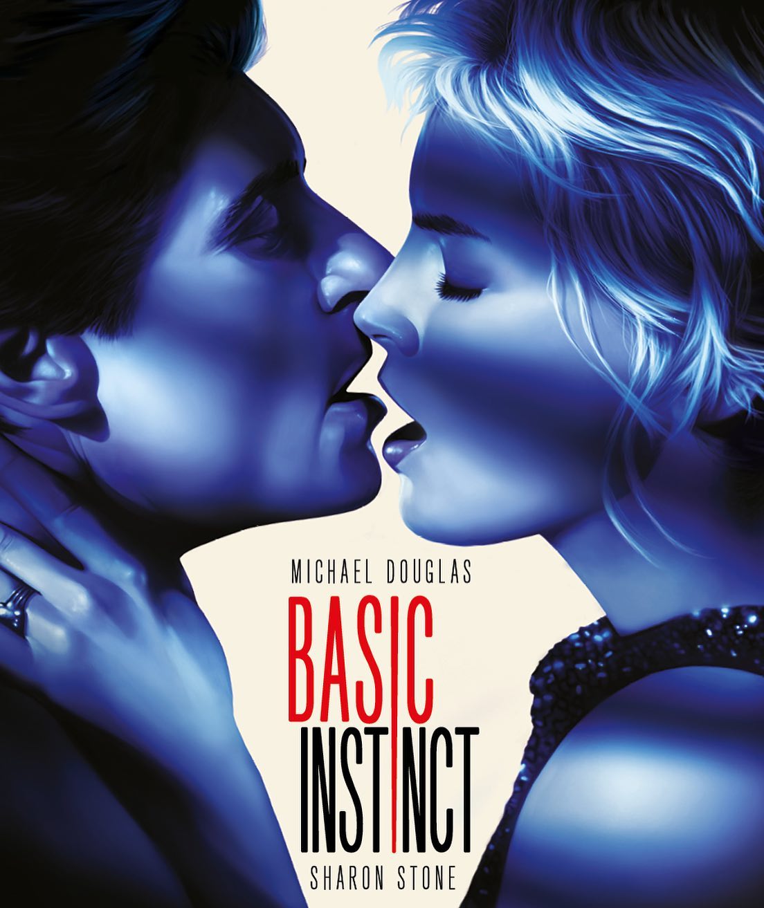 BASIC INSTINCT hit theaters 30 years ago today!

The iconic erotic thriller, directed by Paul Verhoeven and written by Joe Eszterhas, follows San Francisco police detective Nick Curran (Michael Douglas), who is investigating the brutal murder of a wealthy rock star. During the investigation, Curran becomes involved in a torrid and intense relationship with the prime suspect, Catherine Tramell (Sharon Stone), an enigmatic writer.

A sequel released fourteen years later, ‘Basic Instinct 2,’ also starred Stone and was made without Verhoeven's involvement. This gorgeous alternative movie poster art was created by Flore Marquinhos. 
#BasicInstinct #PaulVerhoeven #MichaelDouglas #SharonStone #JoeEszterhas #eroticthriller